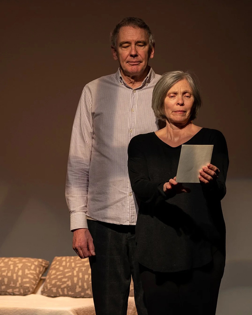 Marina Stephenson Kerr and Stephen Ratzlaff in Sonja and Richard