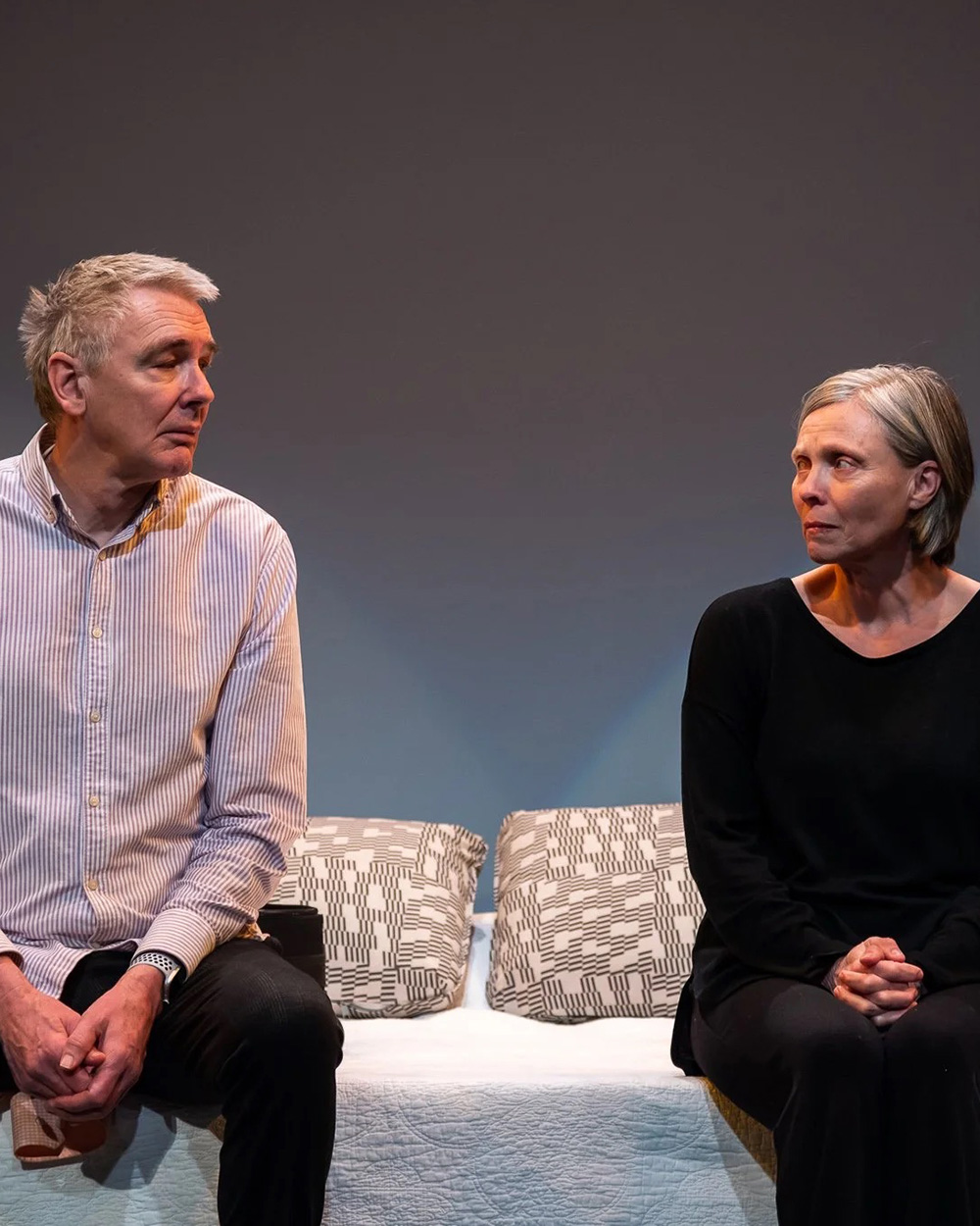 Marina Stephenson Kerr and Stephen Ratzlaff in Sonja and Richard