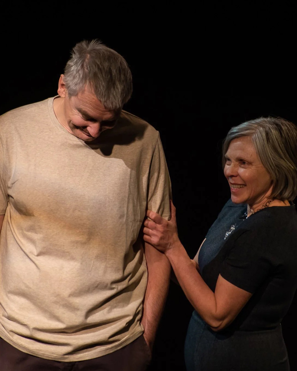 Marina Stephenson Kerr and Stephen Ratzlaff in Sonja and Richard