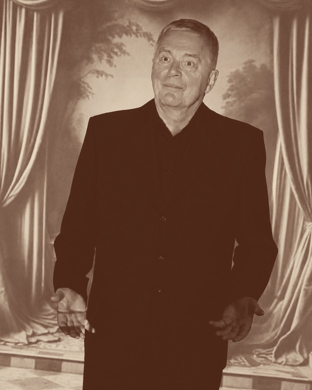 Ross McMillan performing in The Dangers of Tobacco